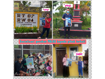 Sosialisasi PBLHS dengan warga sekitar